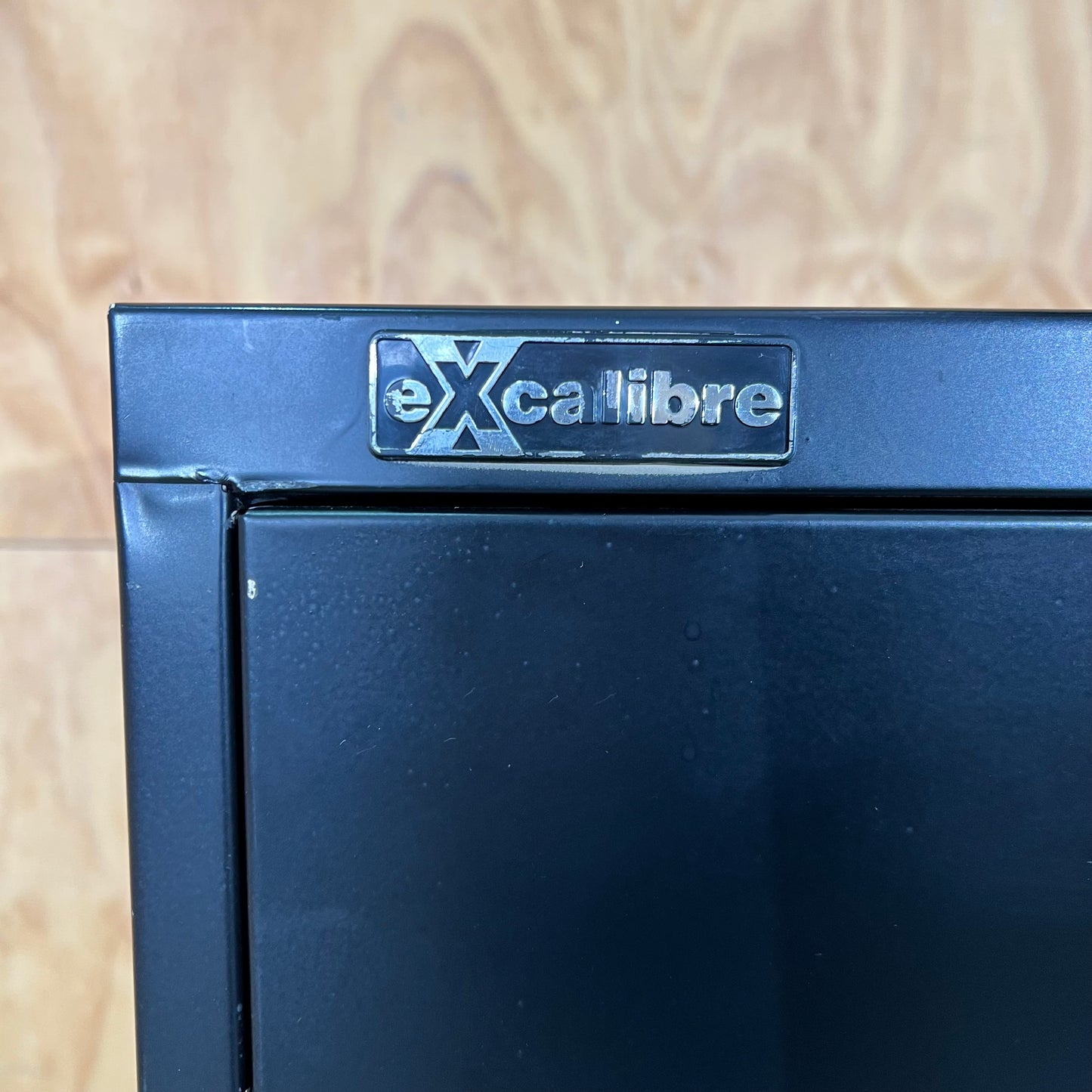 Excalibre Black 4-Drawer Vertical Filing Cabinet with keys