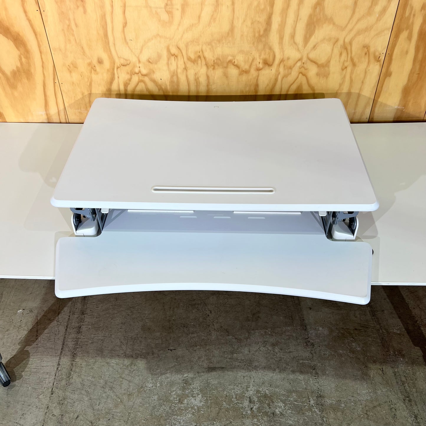 White Desk Riser