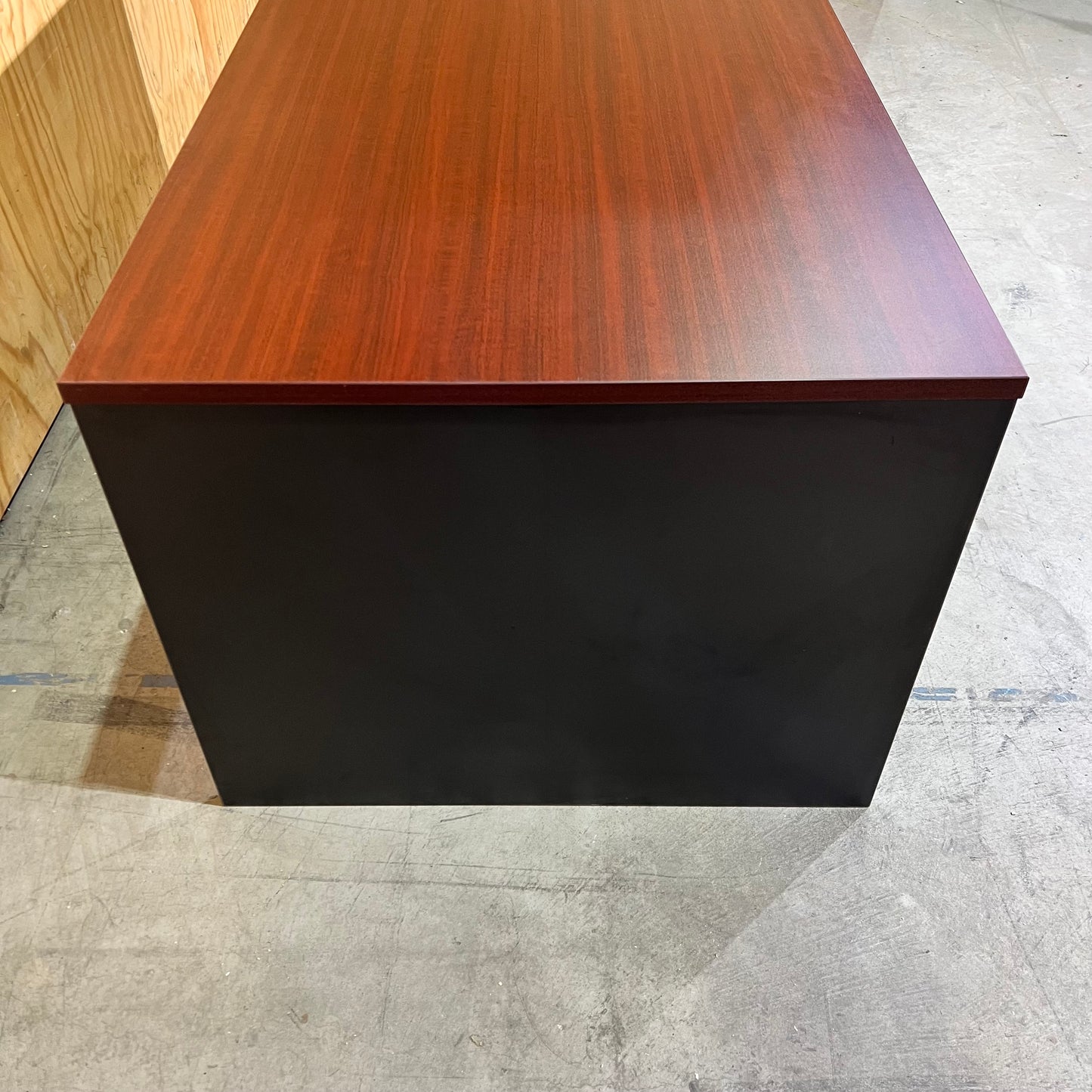 Timber and Slate Laminate Desk - Large