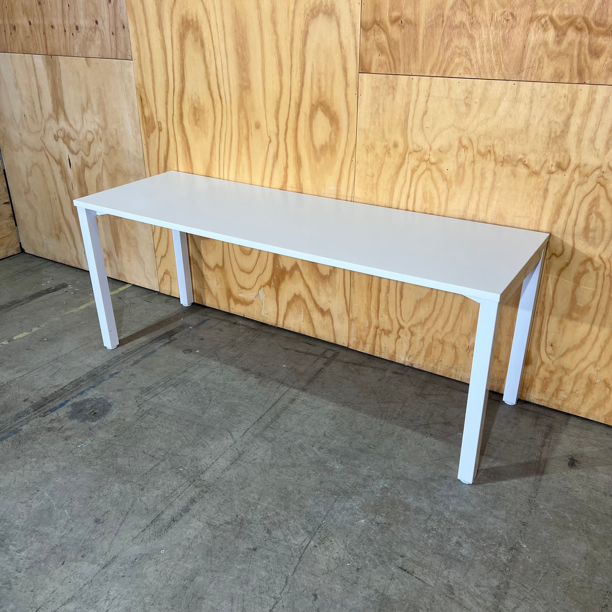 Long Thin White Desk/Table