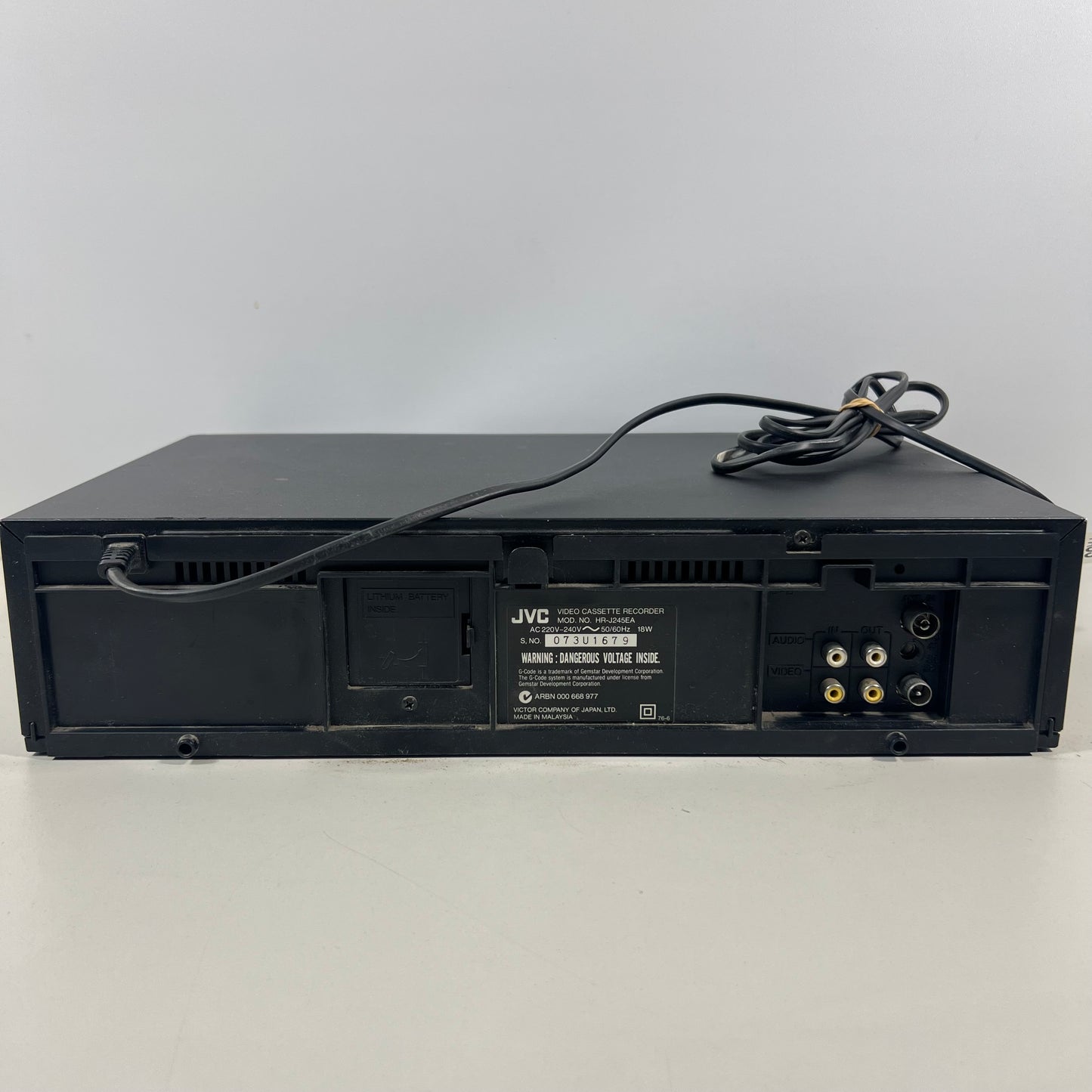 JVC HR-J245EA VHS/VCR Player