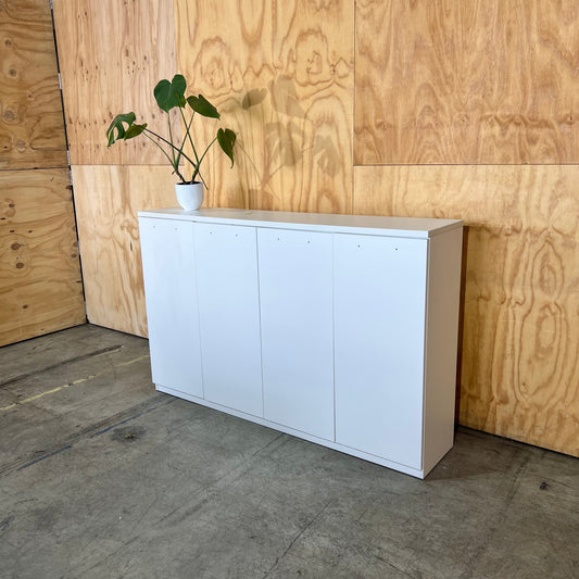 White 4-Door Sideboard