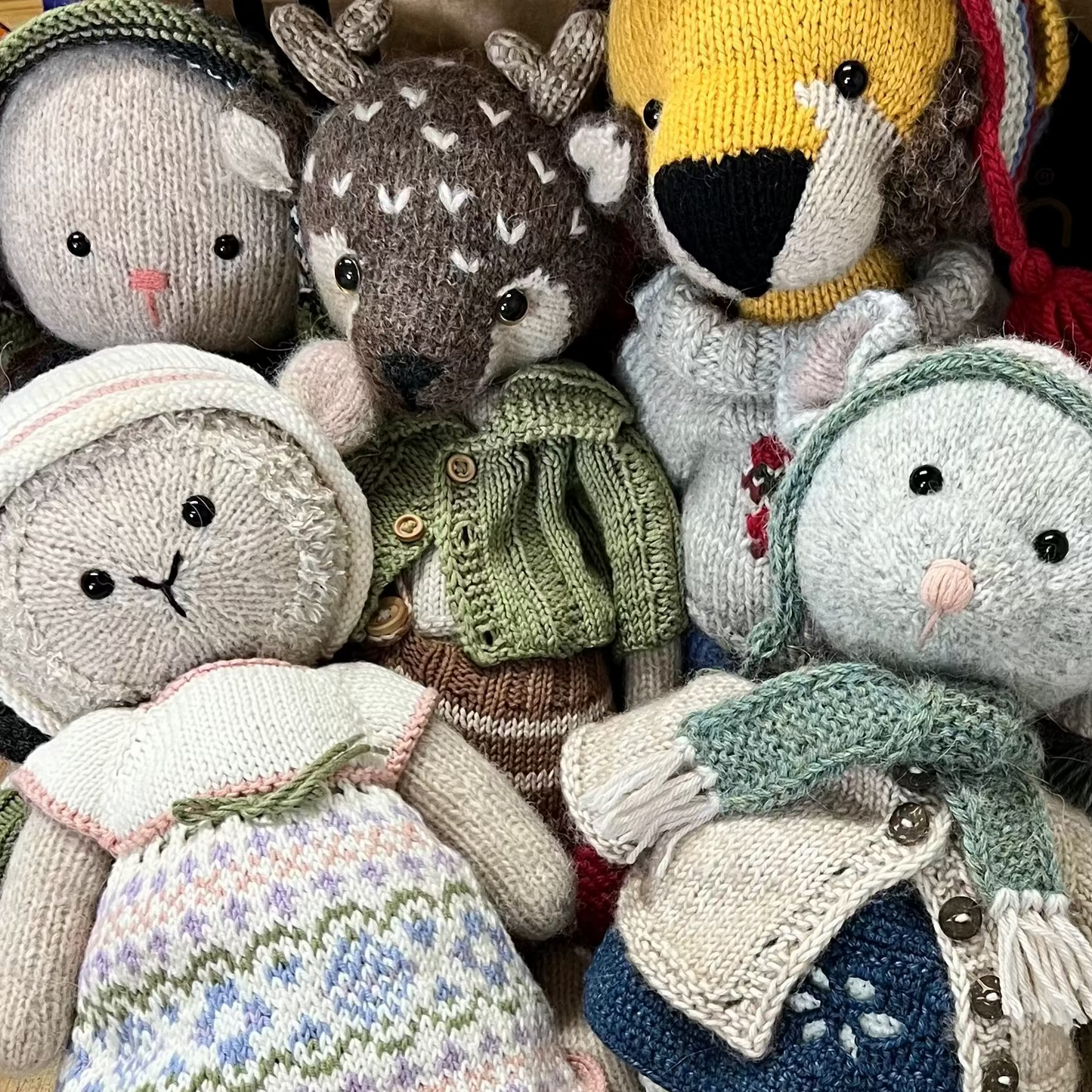 Knitted Toys By Casper Van Leeuwen