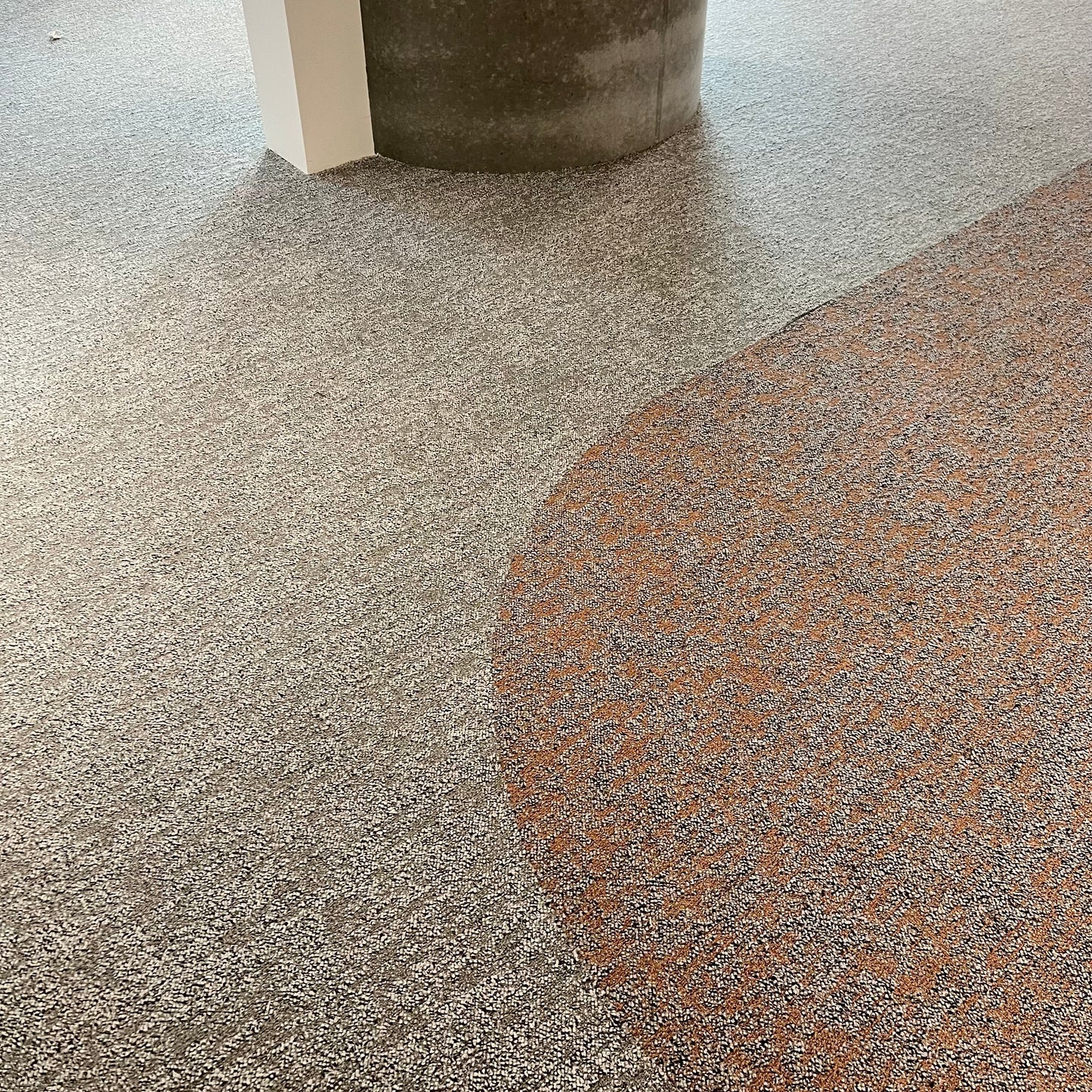 EcoWorx by Shaw Contract Reclaimed Carpet Panel - Red with Grey specks 150sqm