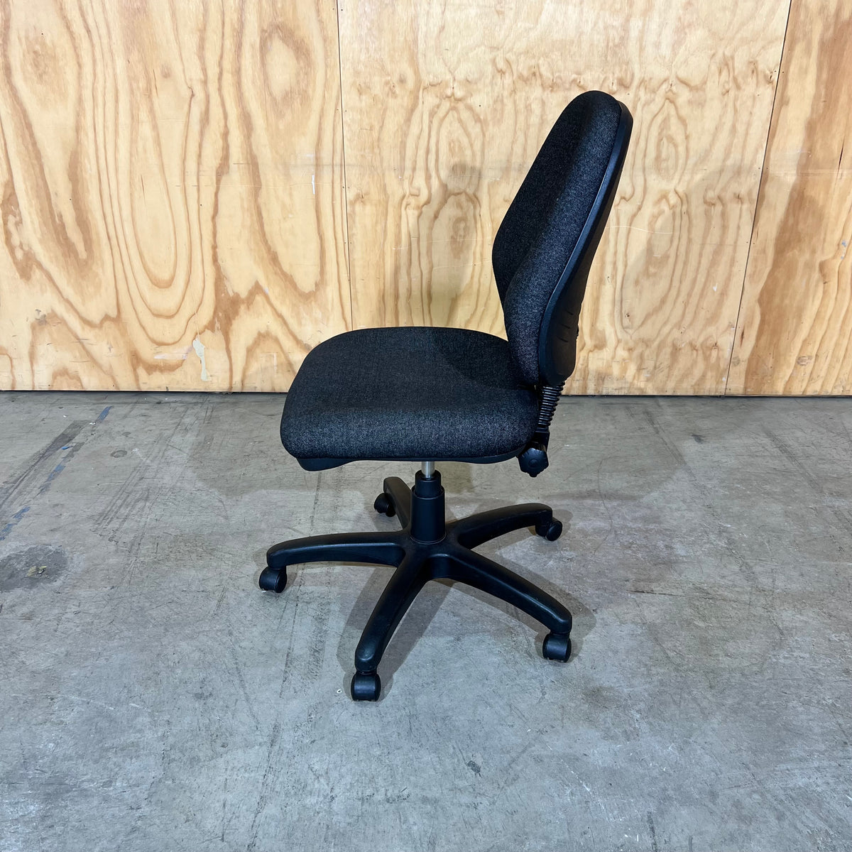 Grey Upholstered Office Chair