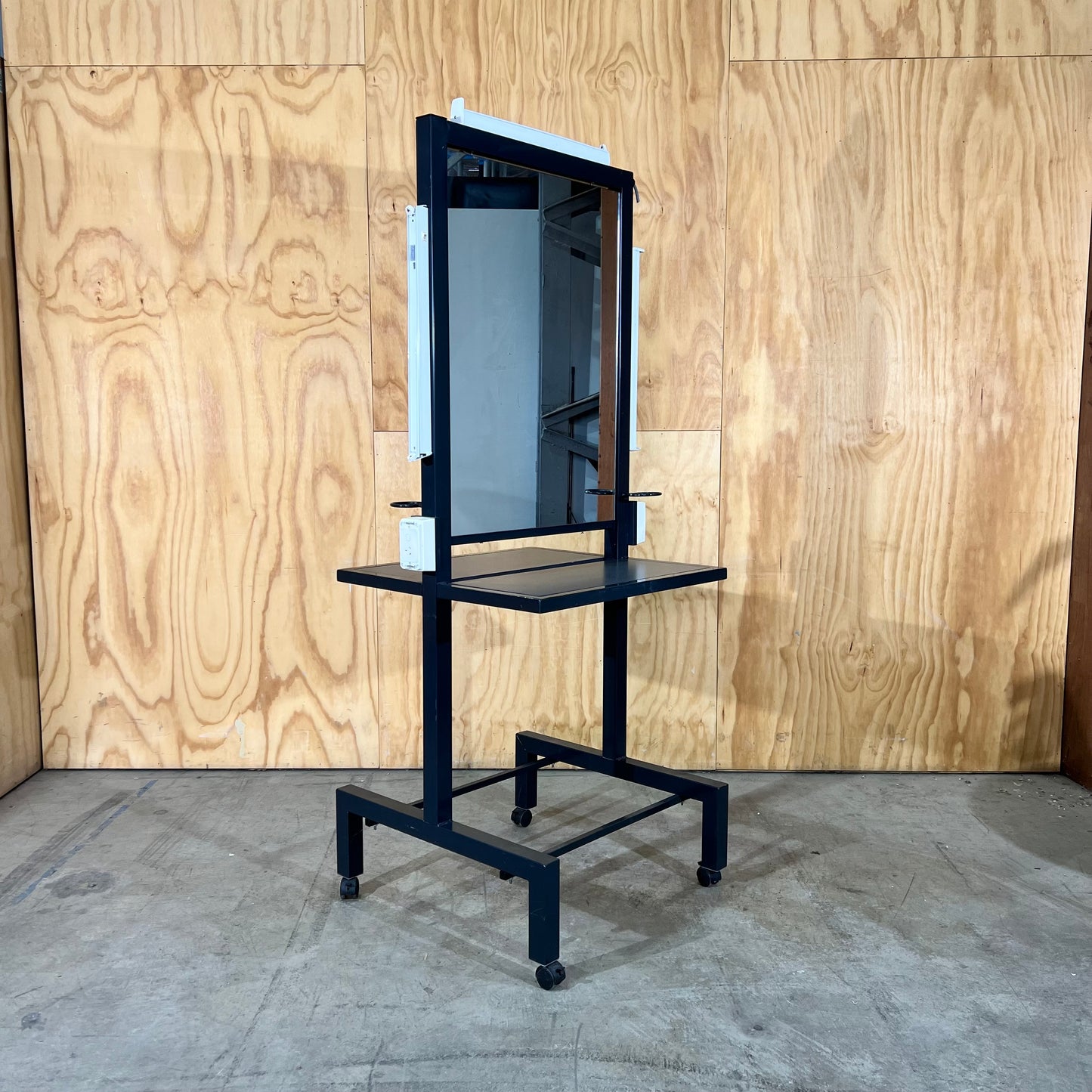 Professional Double-Sided Mobile Salon Station