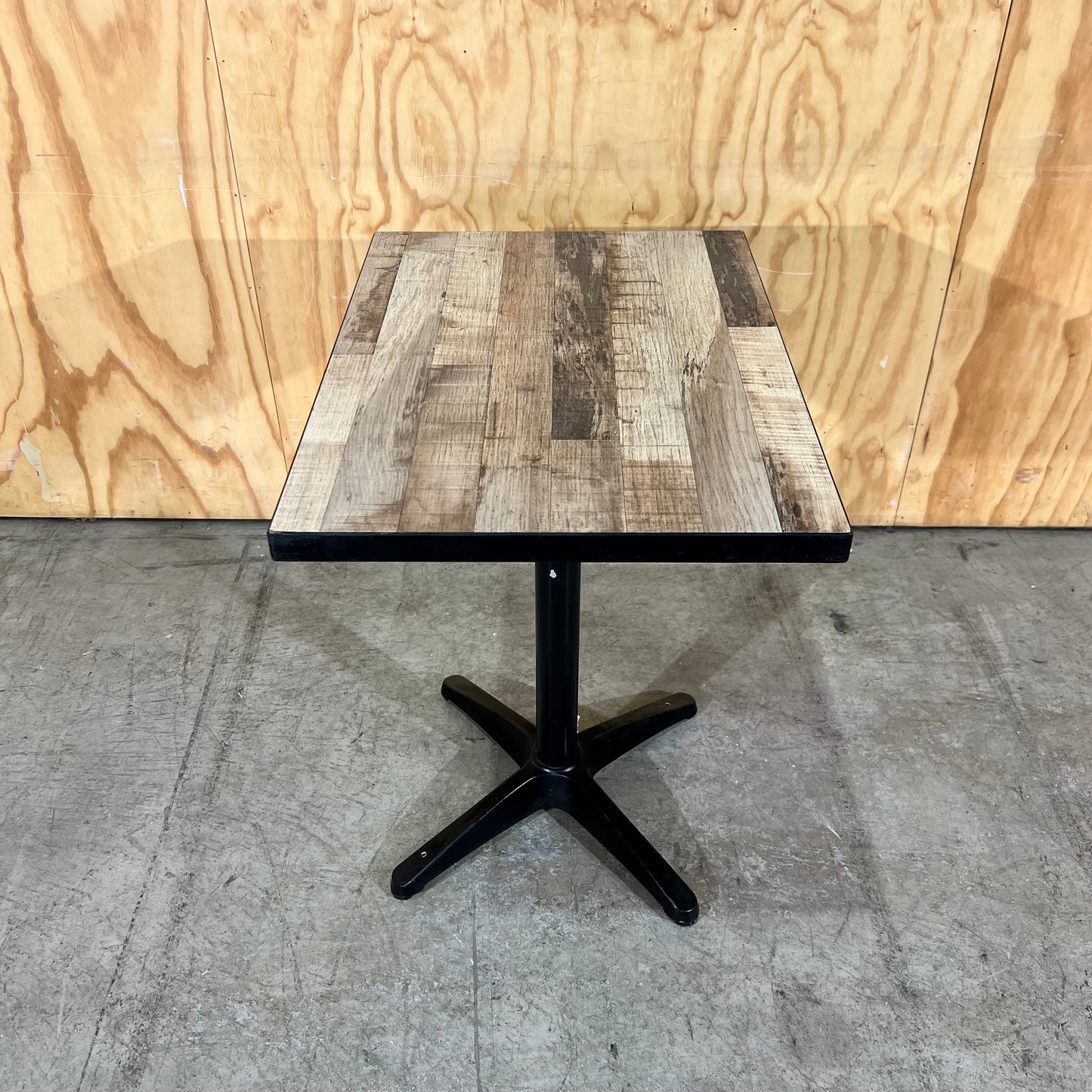 Reclaimed Wood Look Bistro Table