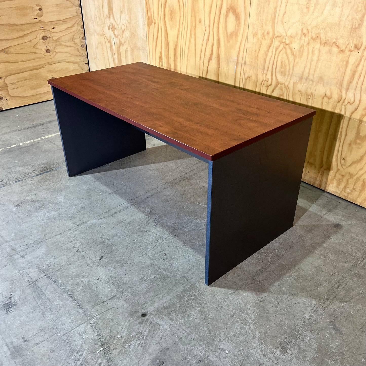 Timber and Slate Laminate Desk - Small