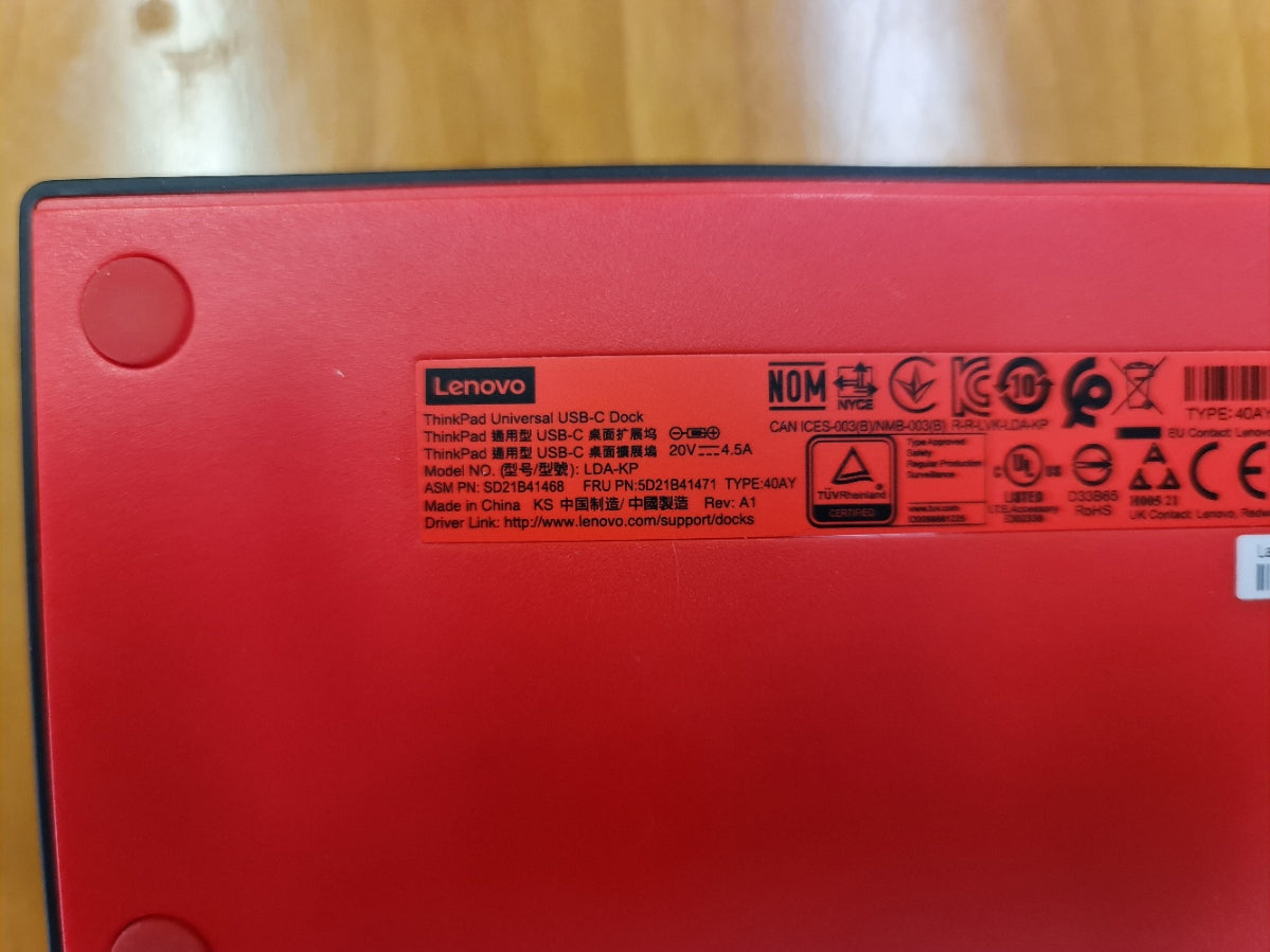 Lenovo ThinkPad Universal USB-C Docking Station LDA-KP (4134)