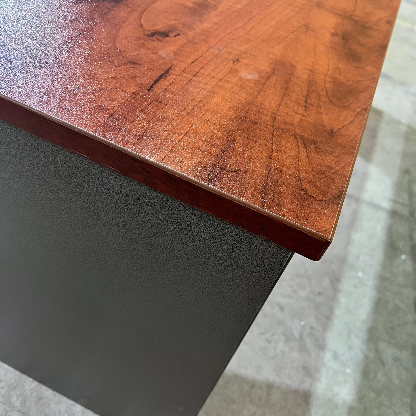 Timber and Slate Laminate Desk - Small