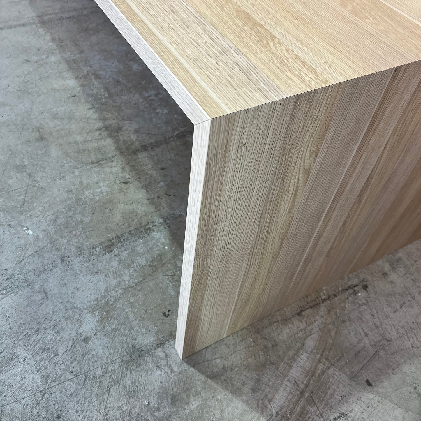 Large Ash Veneer Desk