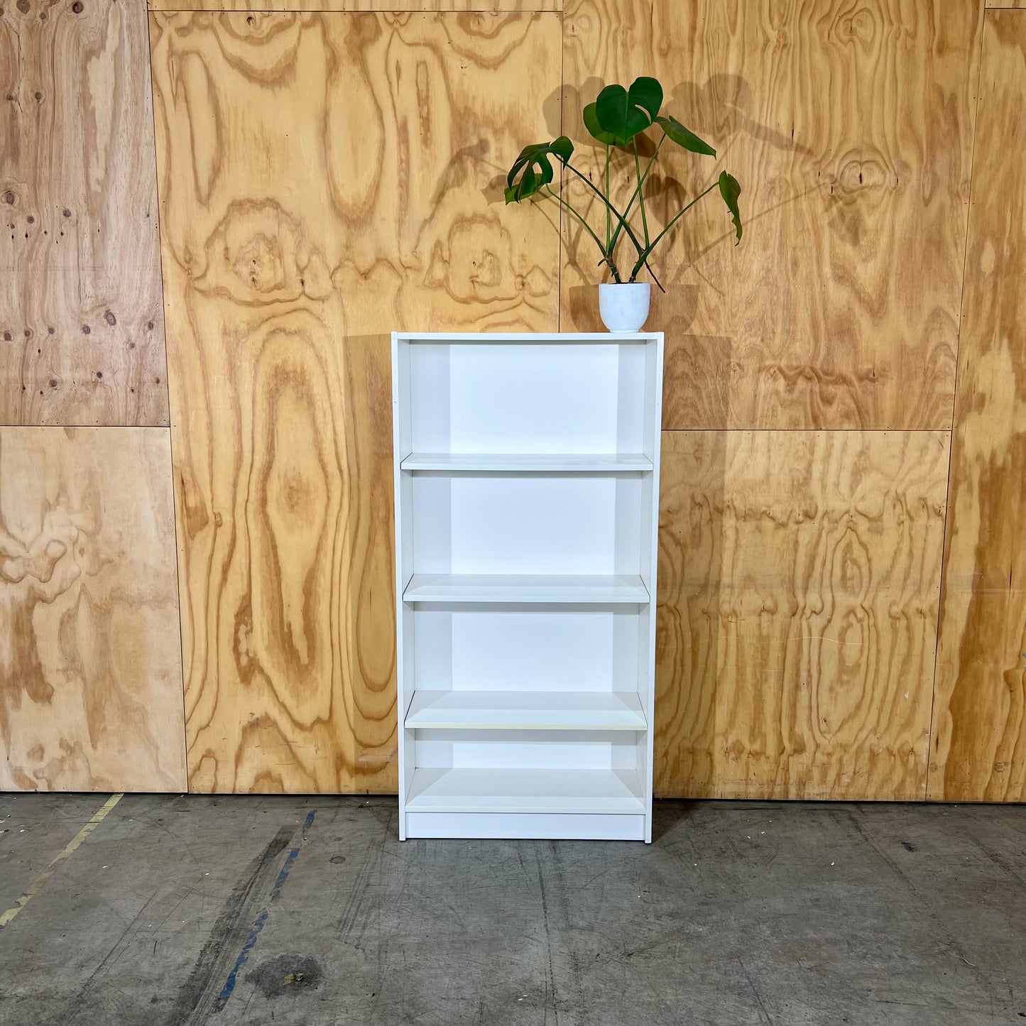 Small White Laminate Bookshelf