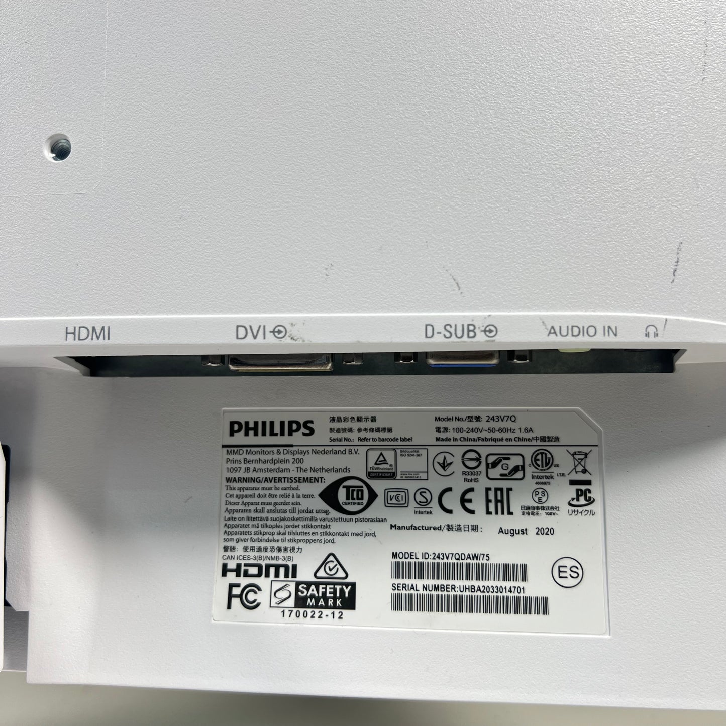 Philips 23.8in FHD IPS Monitor