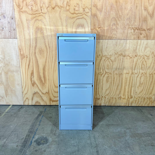 Light Grey Metal Filing Cabinet