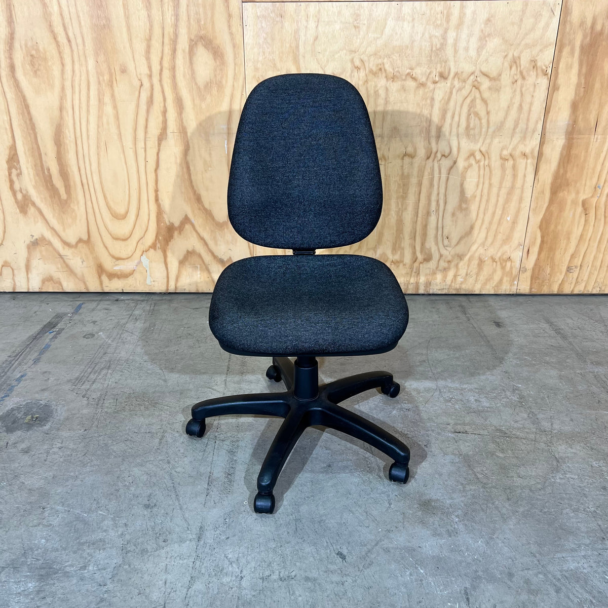 Grey Upholstered Office Chair