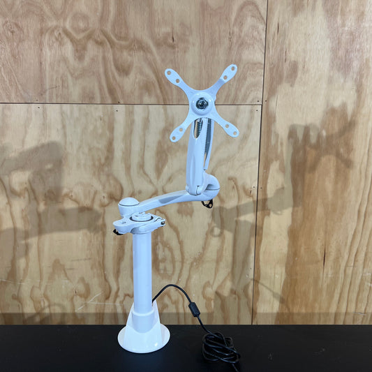 Halefe White Monitor Arm with USB Ports