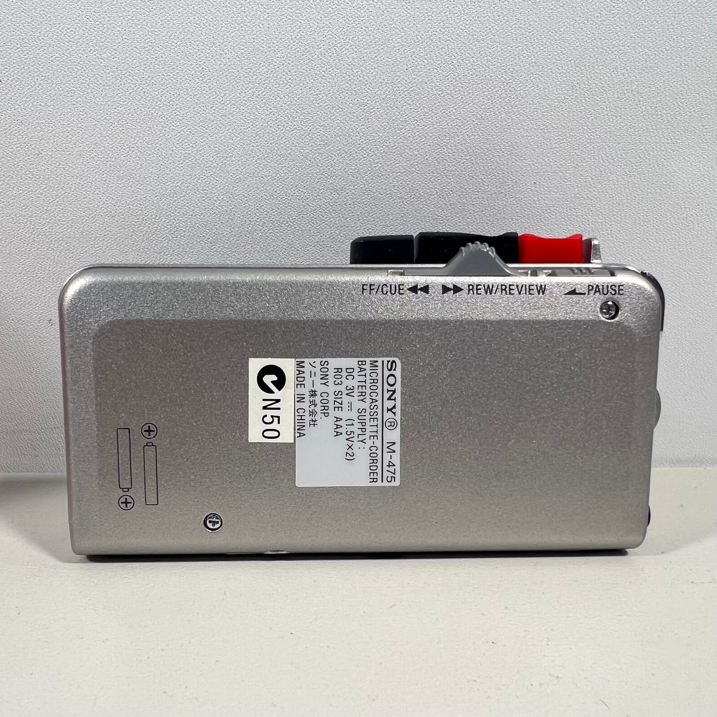 Sony M-560v Microcassette Voice Recorder with Box and Manual