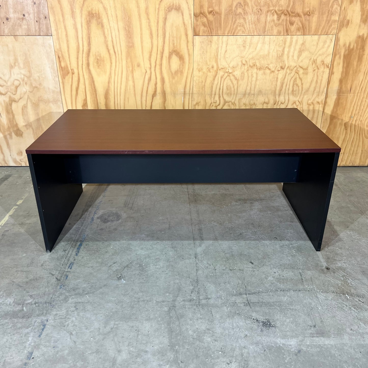 Timber and Slate Laminate Desk - Large