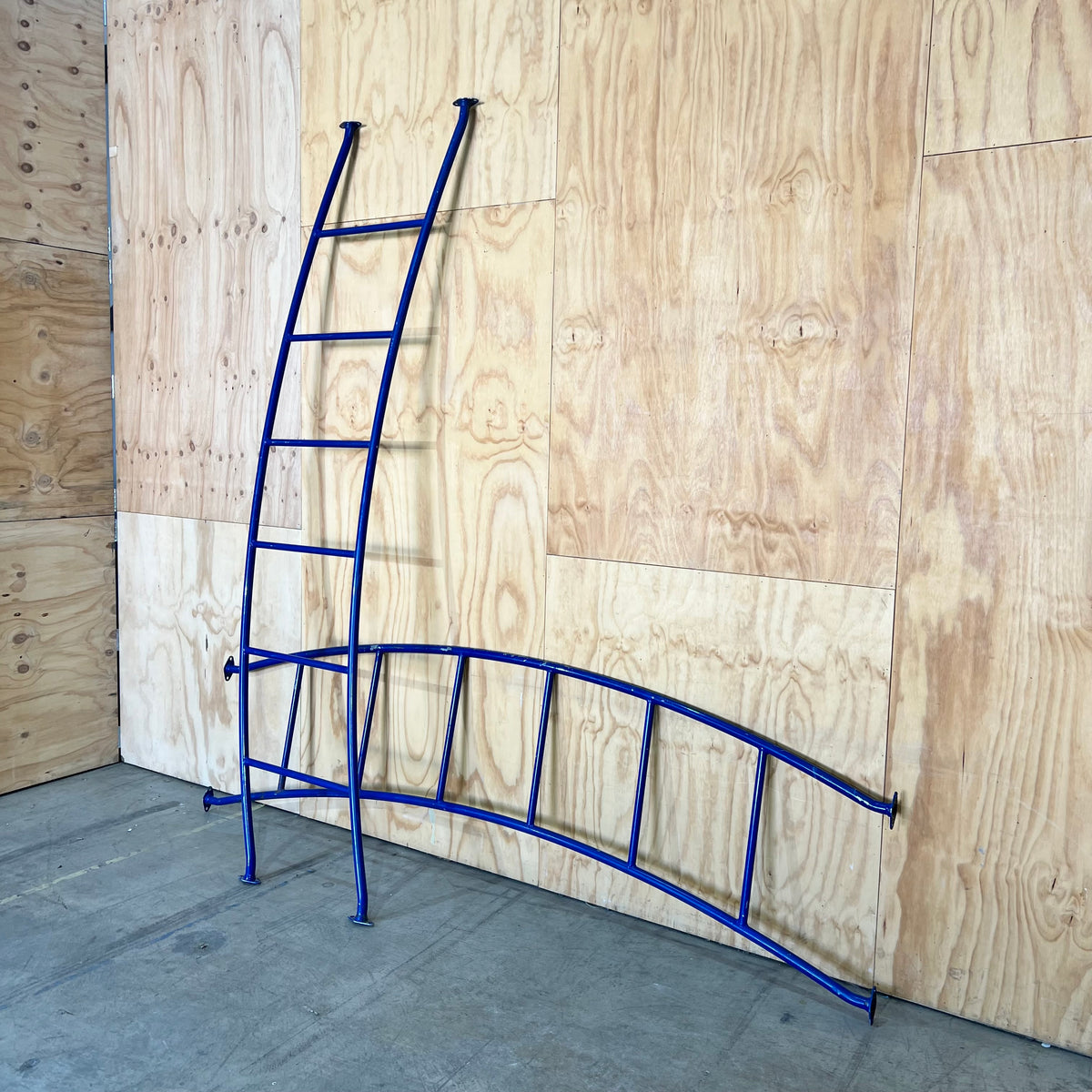Set of Blue Metal Playground Bridge Sides