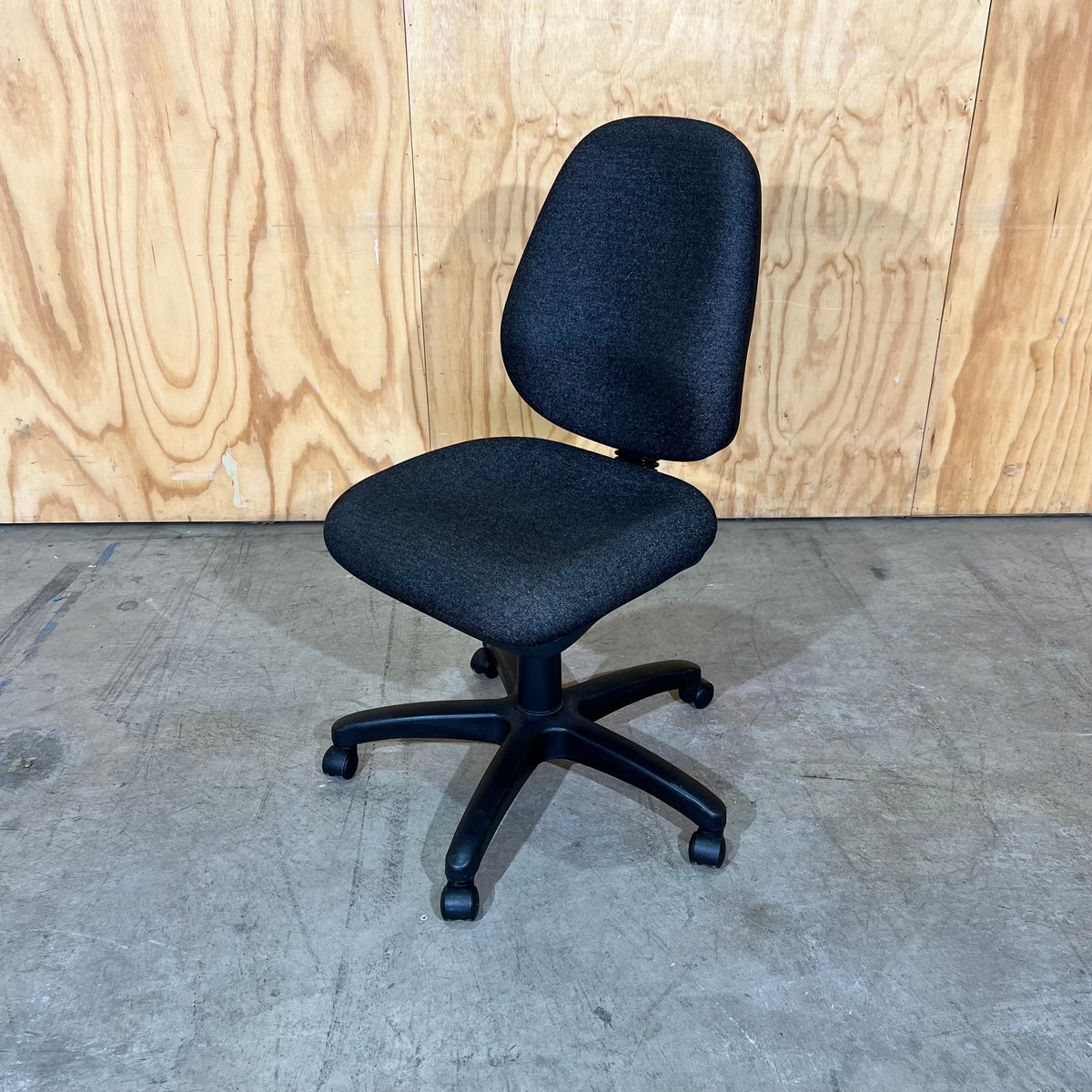 Grey Upholstered Office Chair