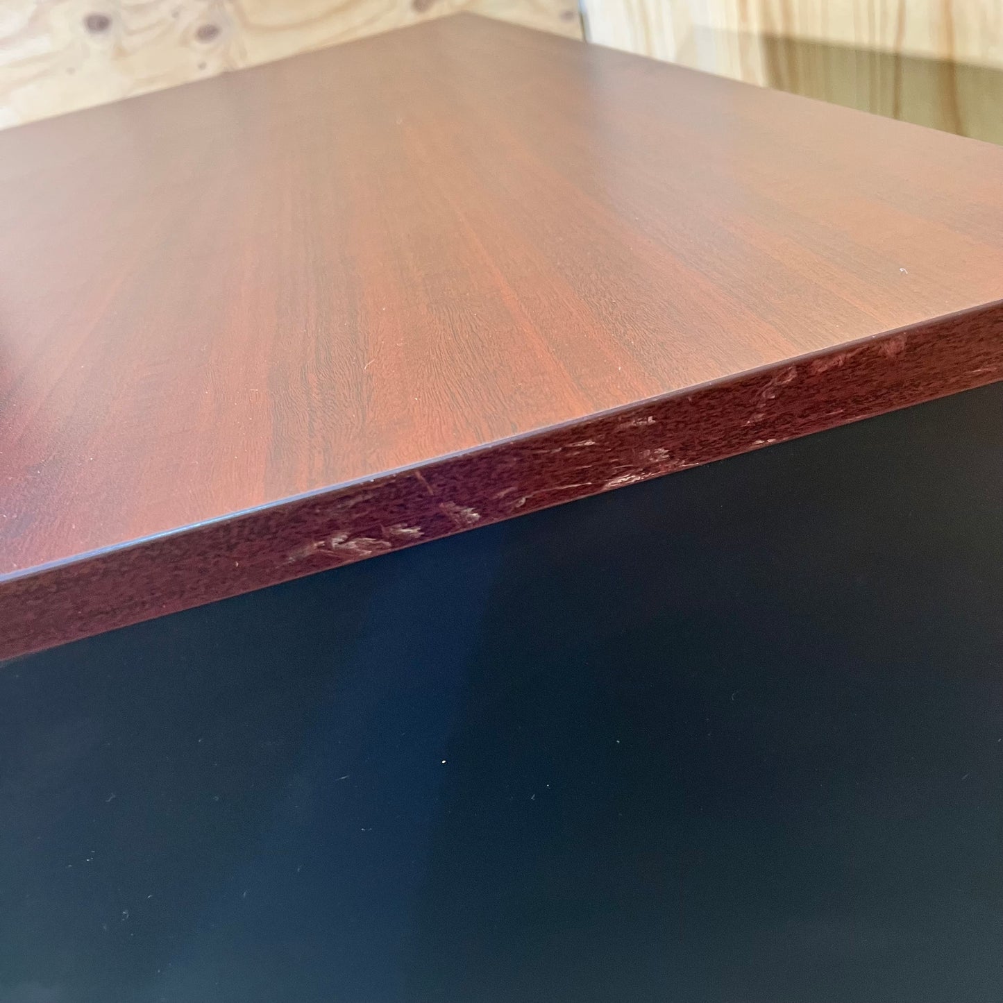 Timber and Slate Laminate Desk - Large