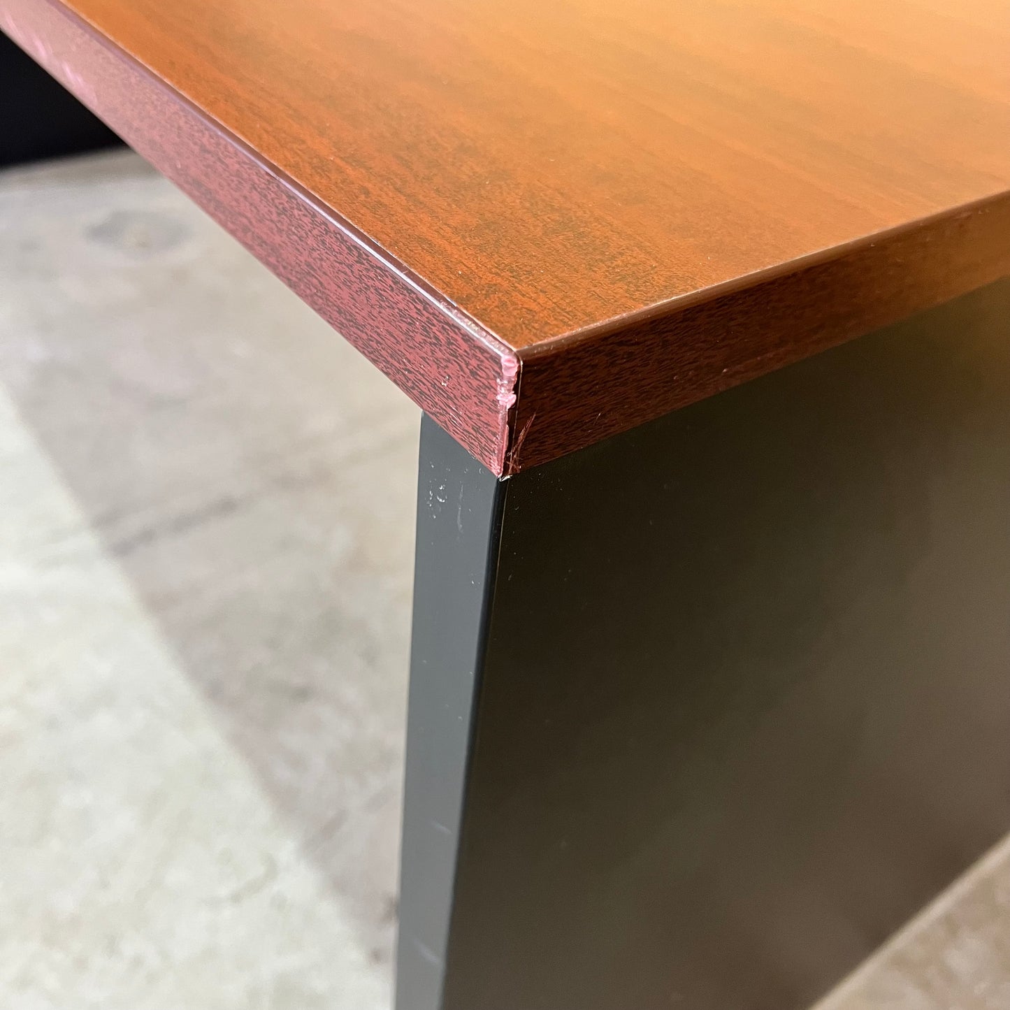 Timber and Slate Laminate Desk - Large