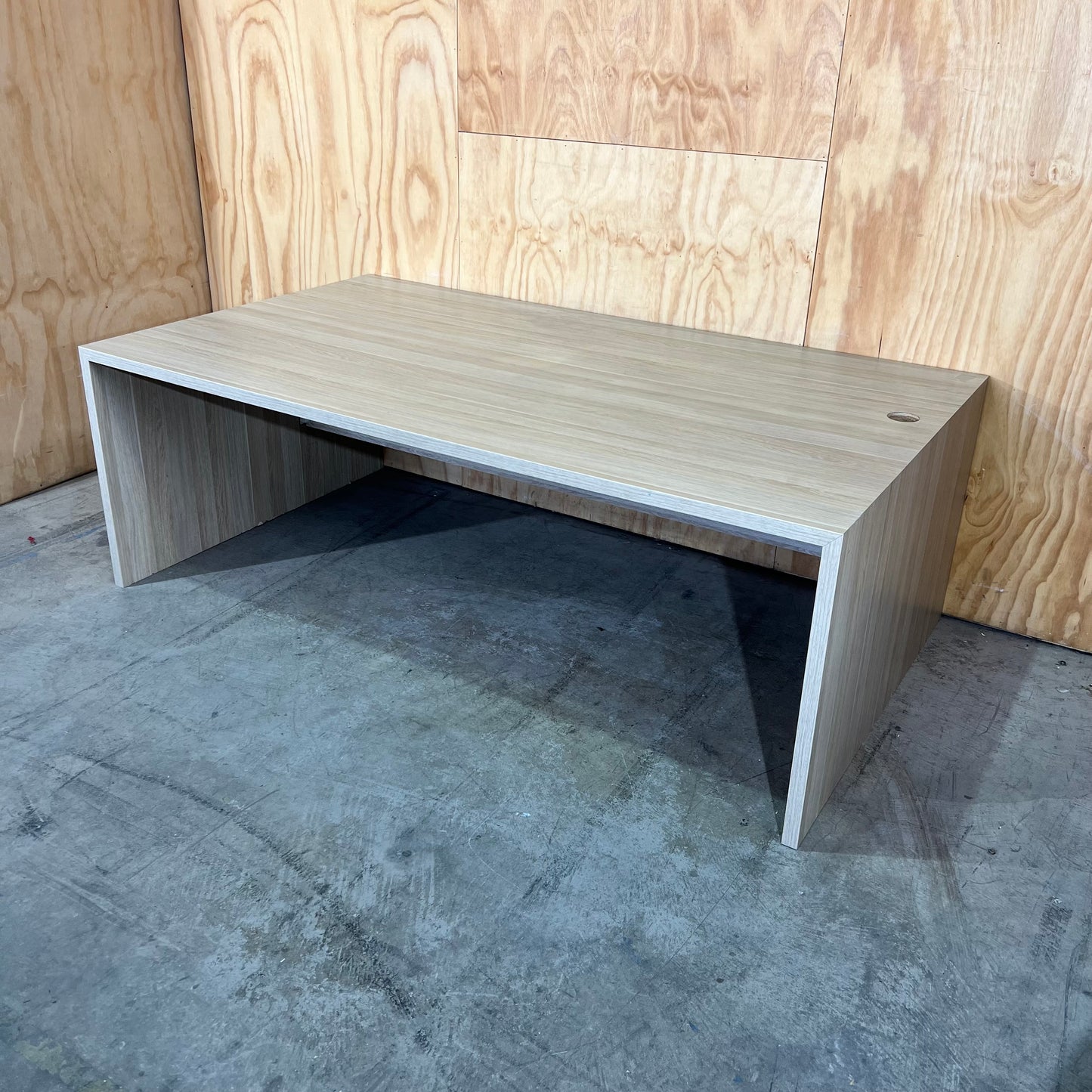Large Ash Veneer Desk