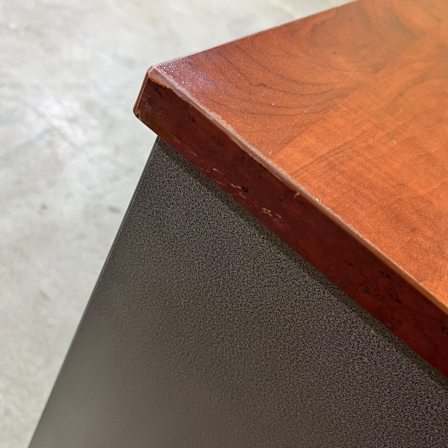 Timber and Slate Laminate Desk - Small