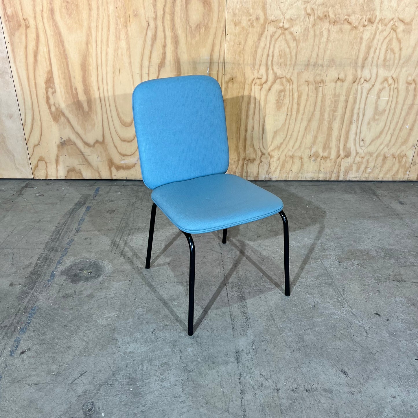 Blue Vinyl Wrap Chairs