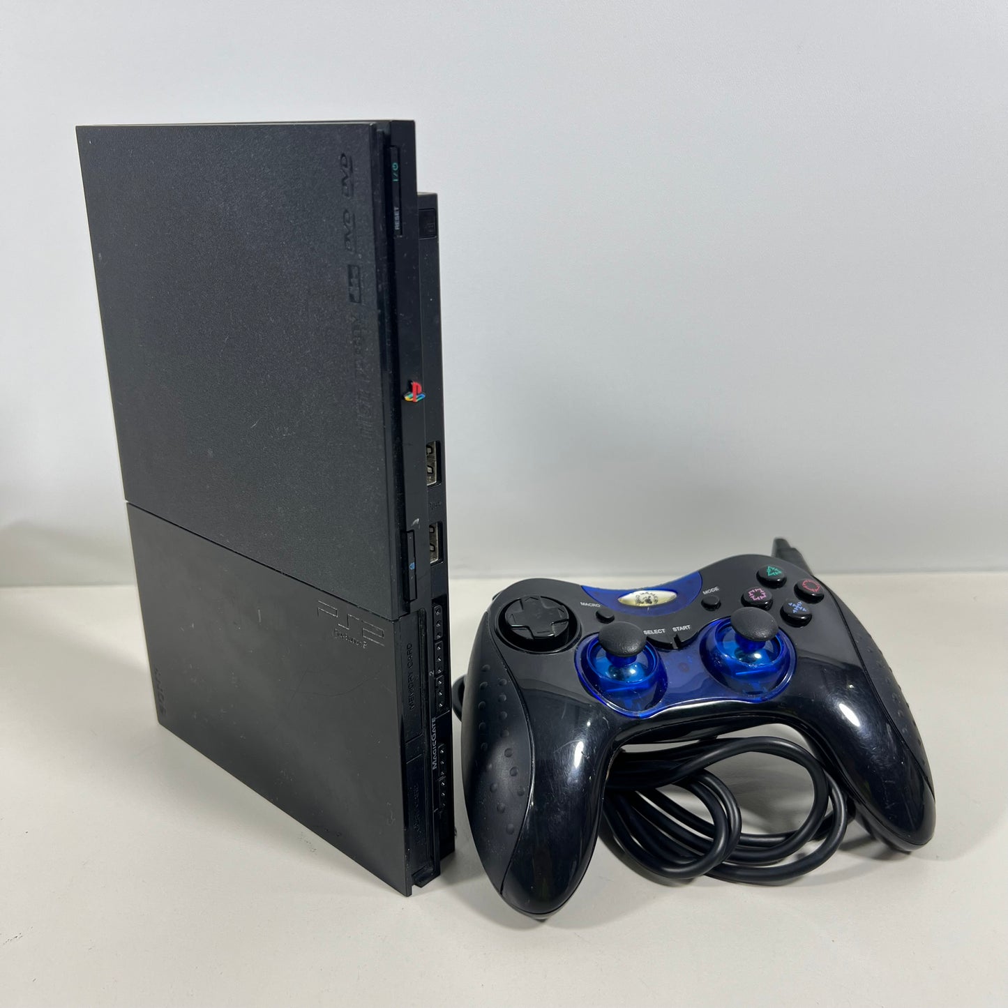 Sony PlayStation 2 Slim SCPH-90002 With a Third Party Controller