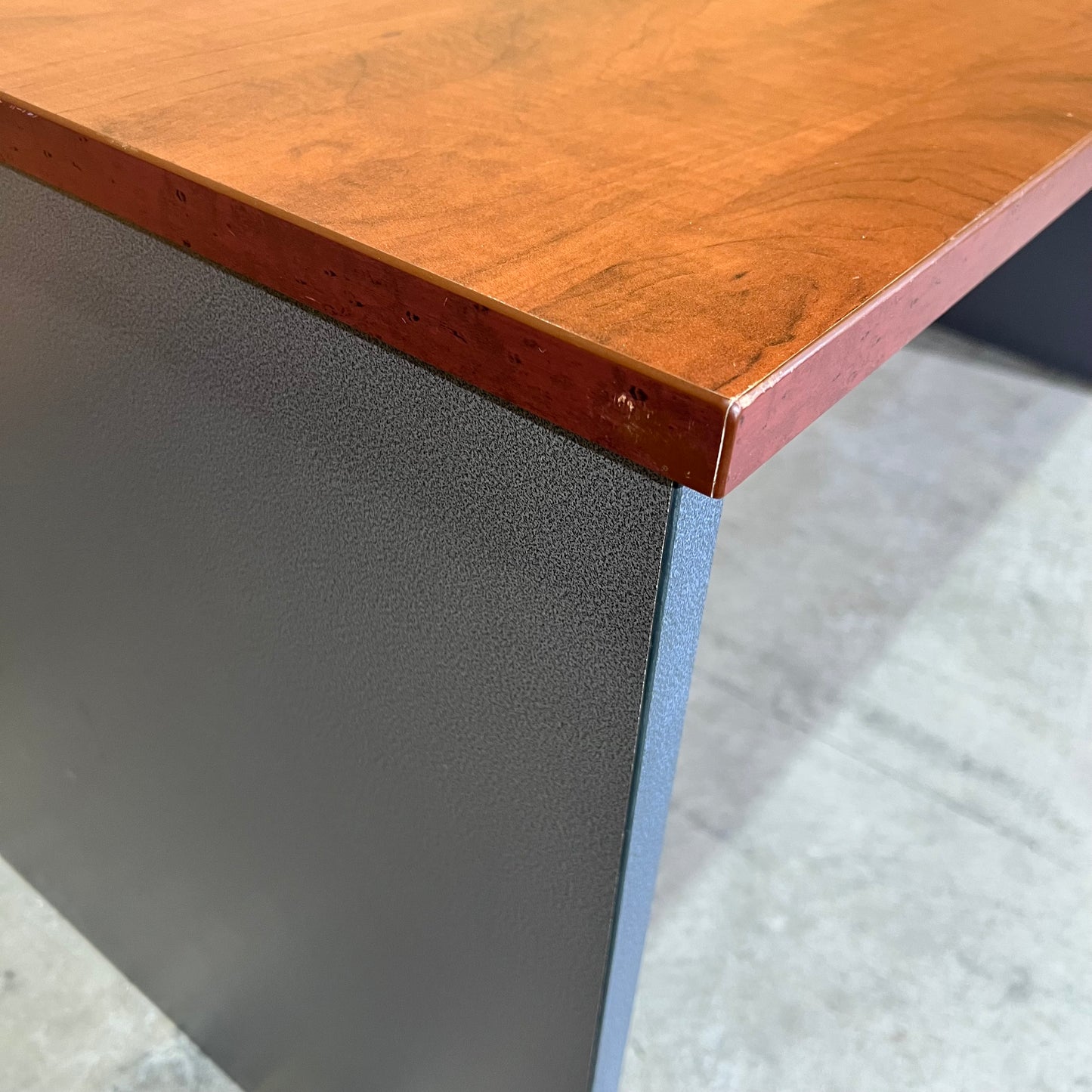 Timber and Slate Laminate Desk - Small
