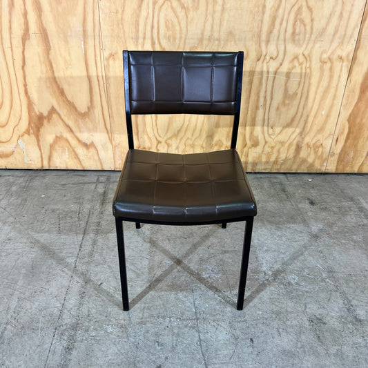 Brown Visitor Chair - Pattern