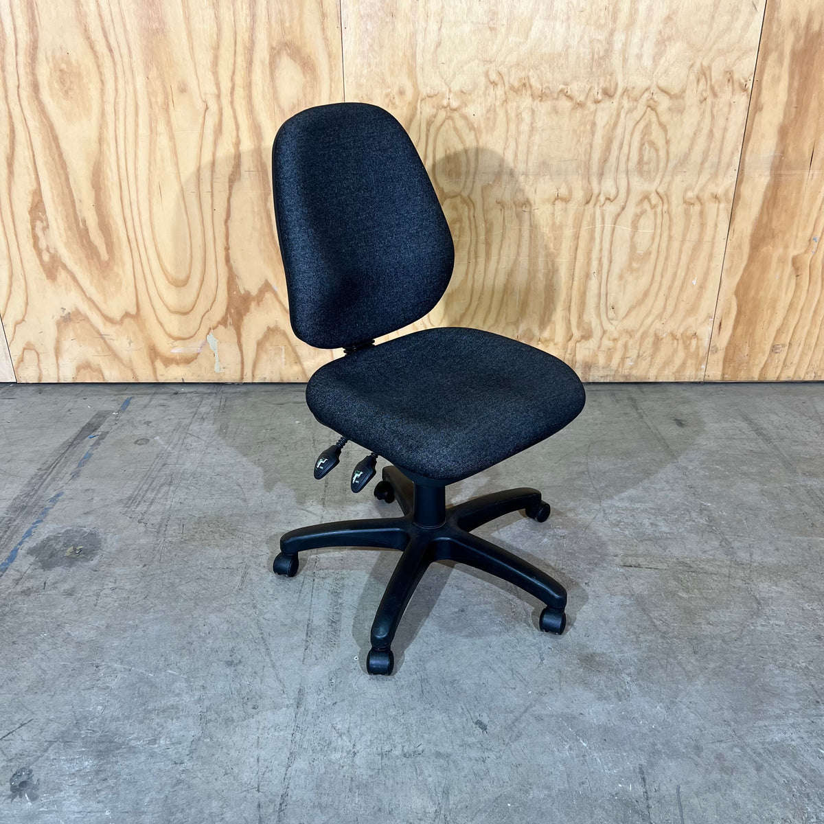 Grey Upholstered Office Chair