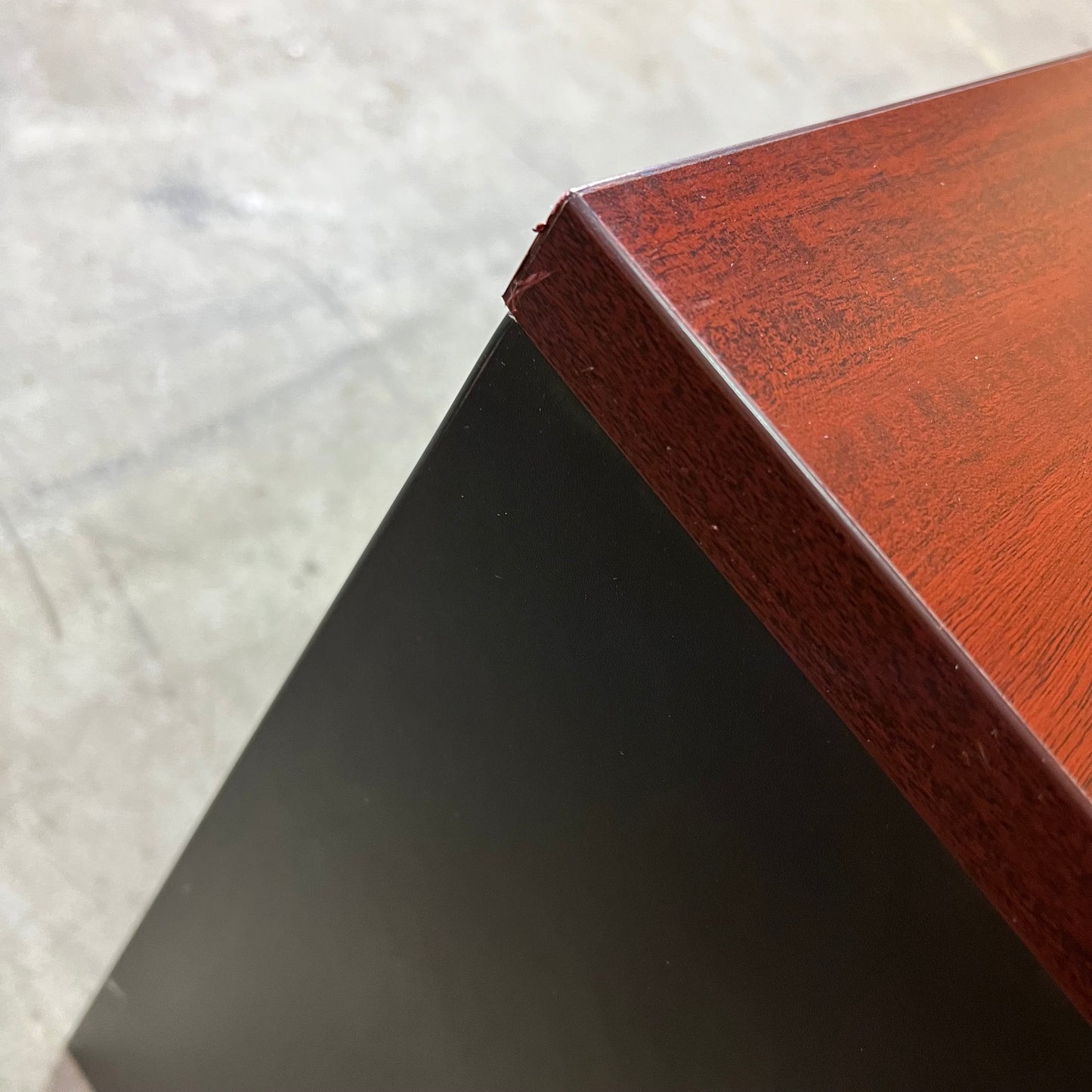 Timber and Slate Laminate Desk - Large