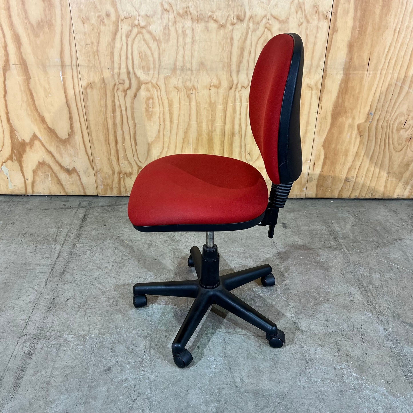 Red Upholstered Task Chair