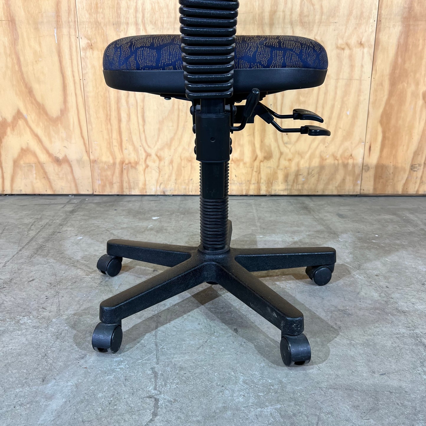 Blue Patterned Task Chair