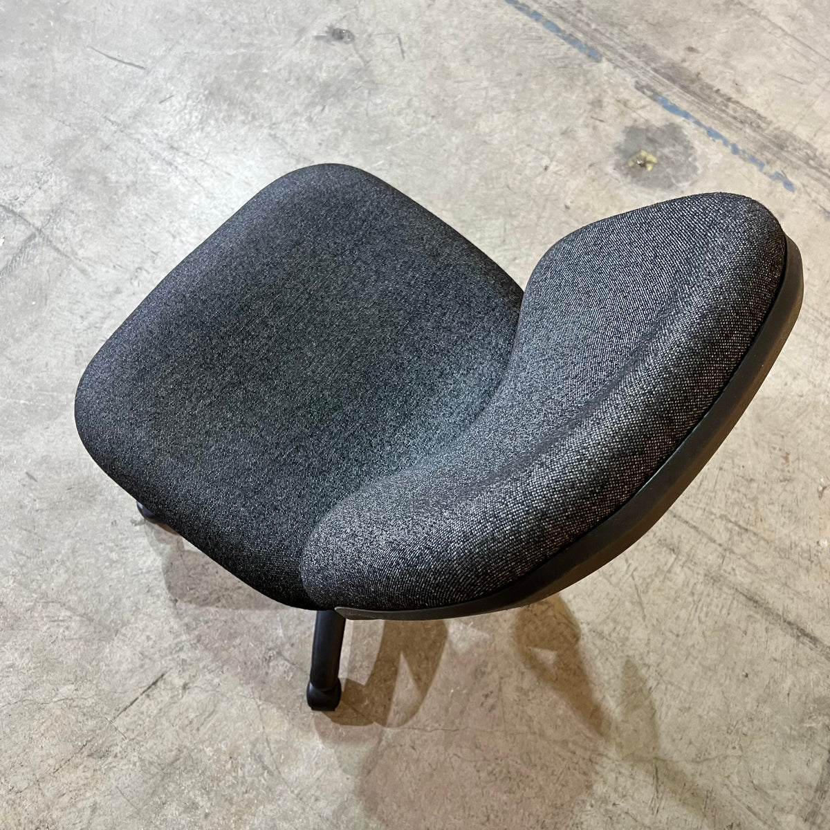 Grey Upholstered Office Chair
