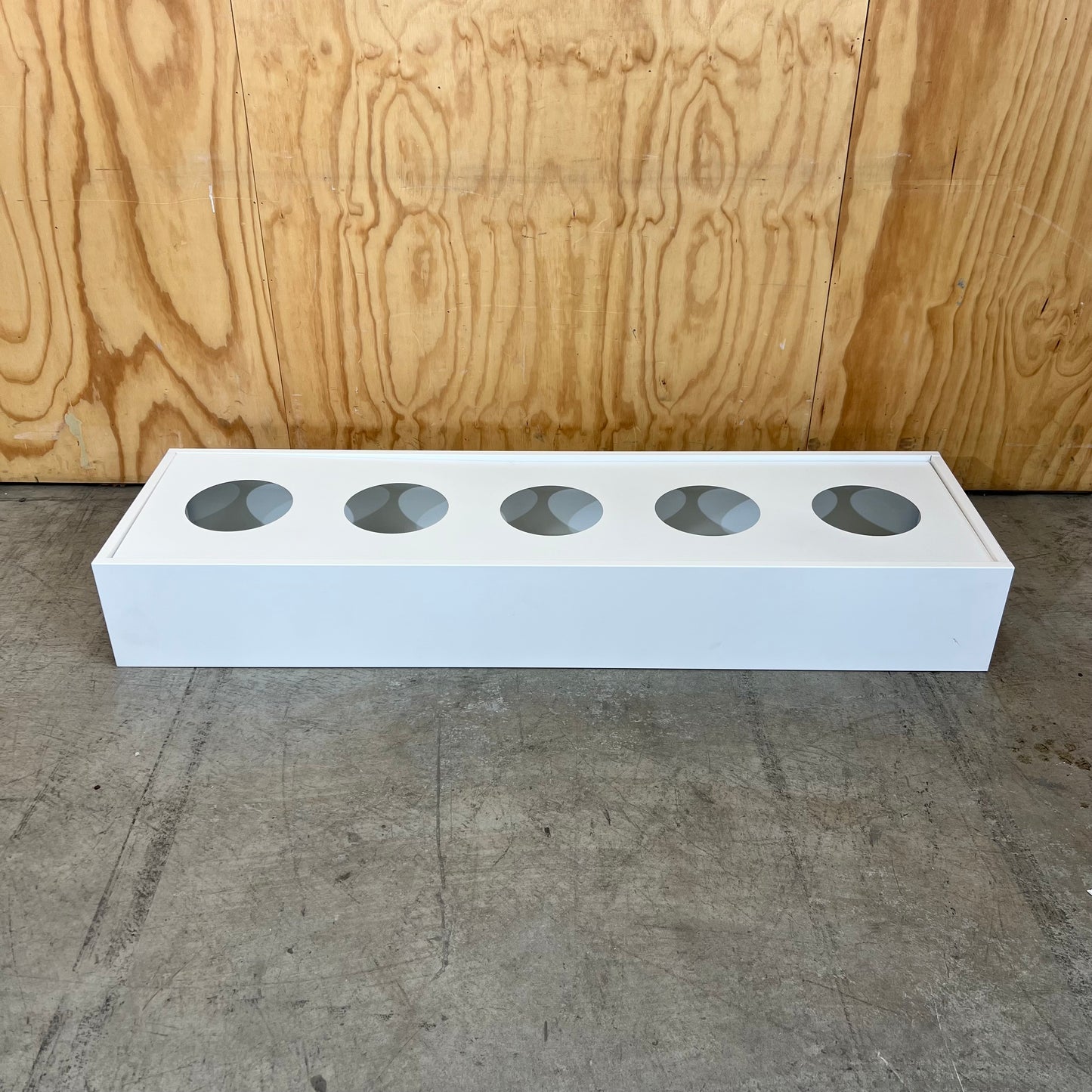 White Long Planter Box