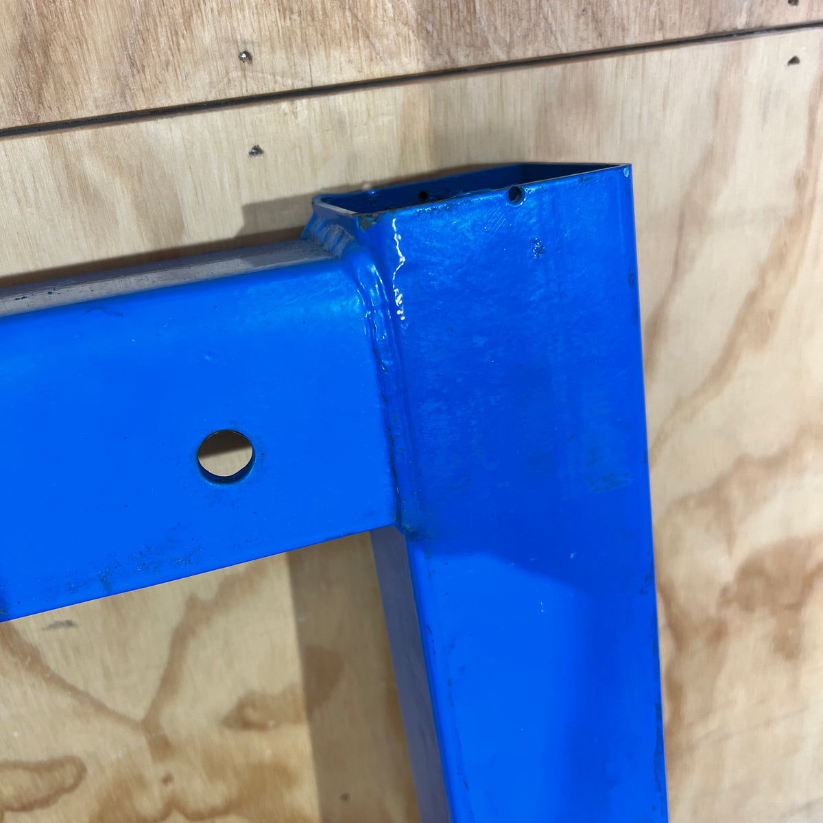 Set of Blue Metal Playground Posts