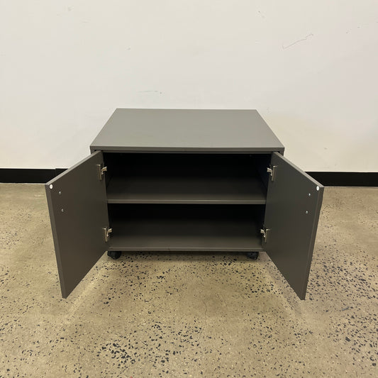 Dark Grey Small 2 Door Caddy