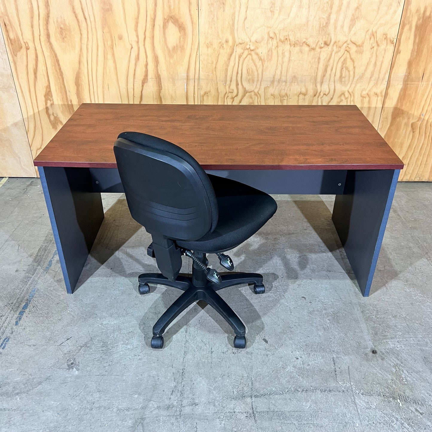 Timber and Slate Laminate Desk - Small