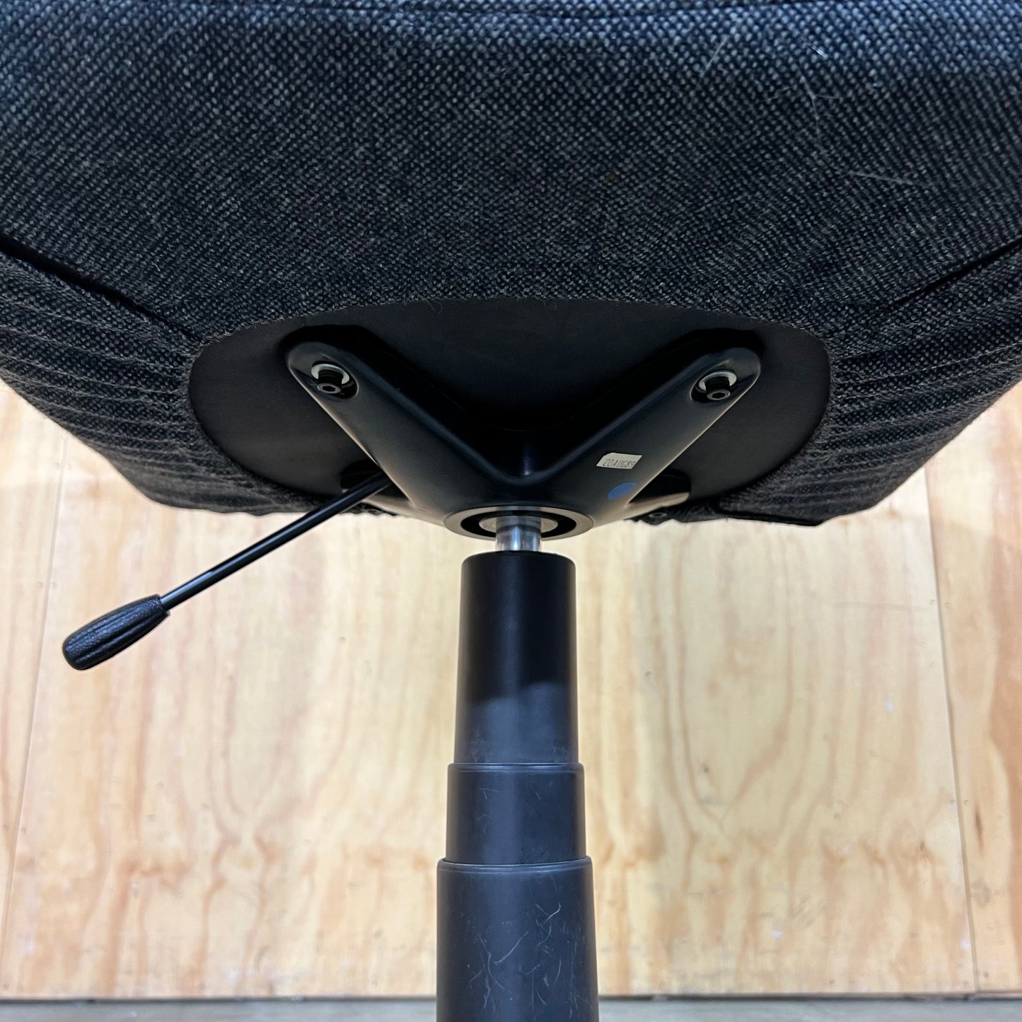 Commerical Grey Upholstered Task Chair without Arms