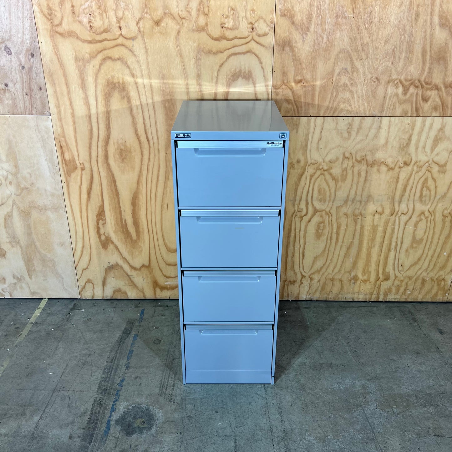 Light Grey Metal Filing Cabinet