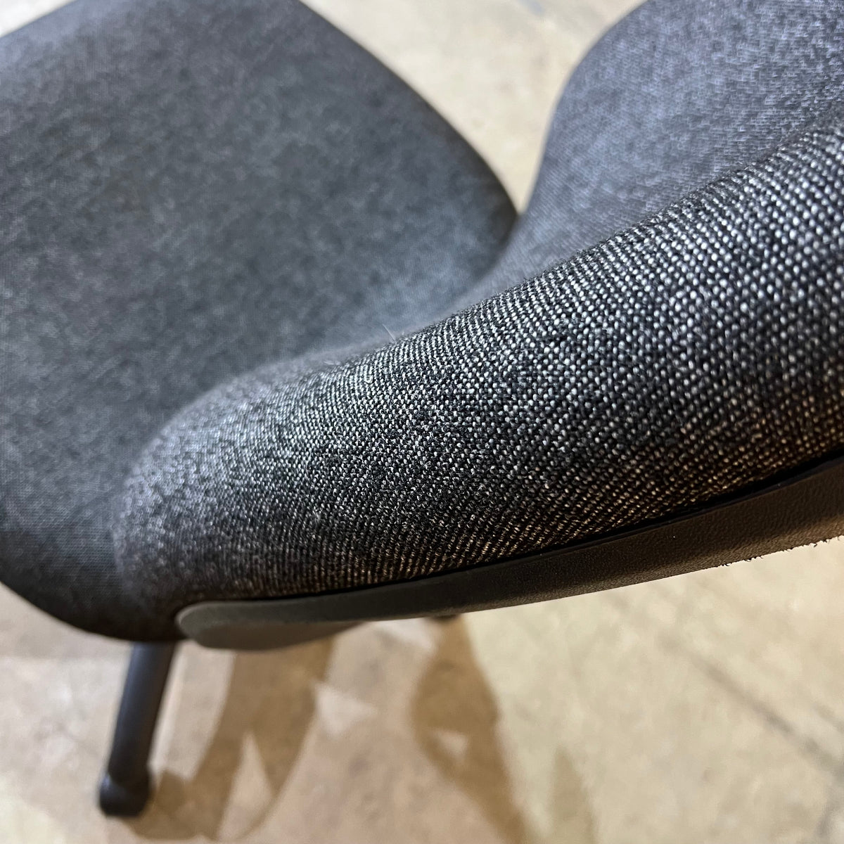 Grey Upholstered Office Chair