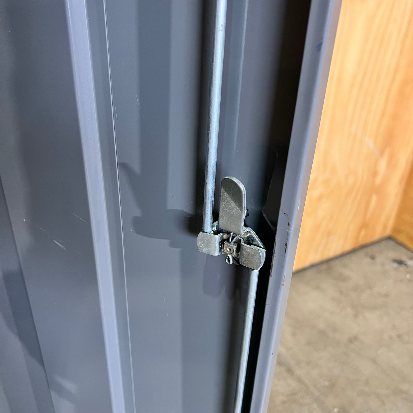 Grey Metal 2 Door Cabinet