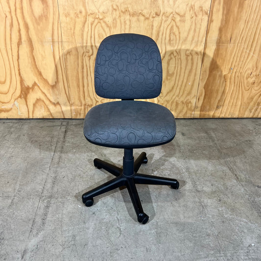 Grey Patterned Task Chair
