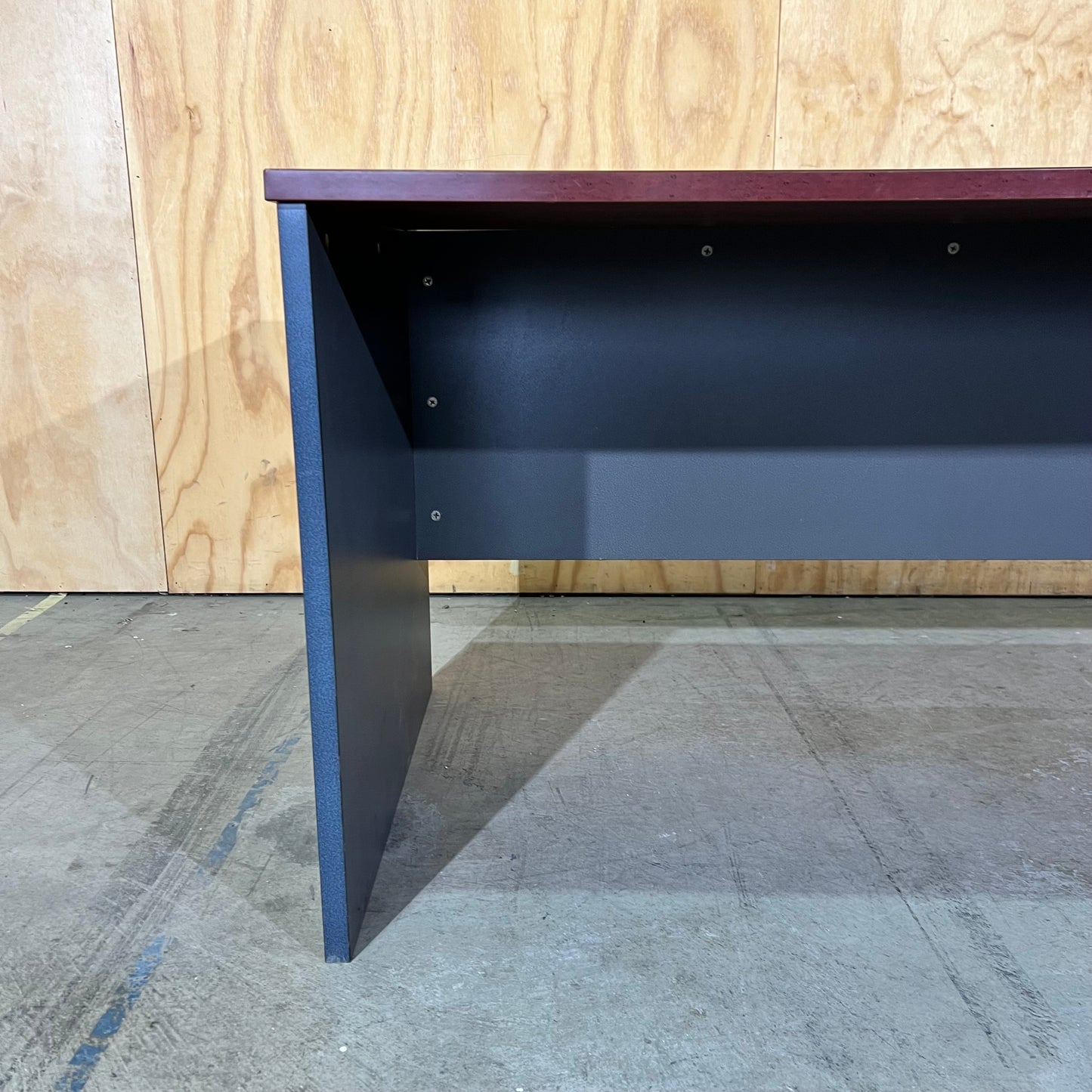 Timber and Slate Laminate Desk - Small