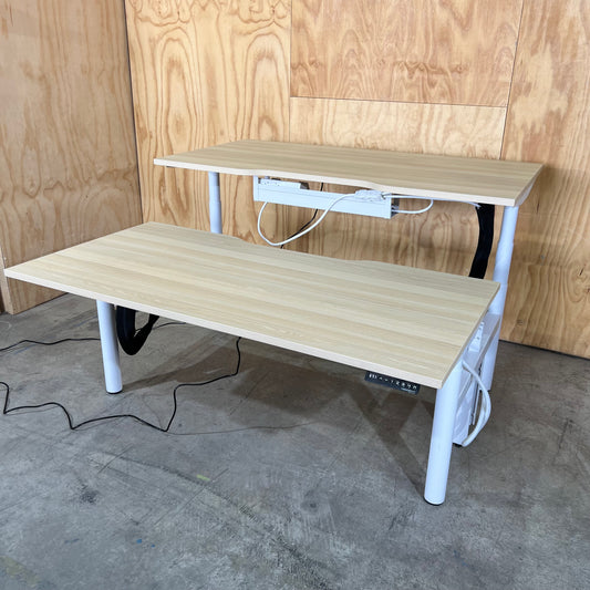 Haworth HAT Elements Electric Sit Stand Double Desk