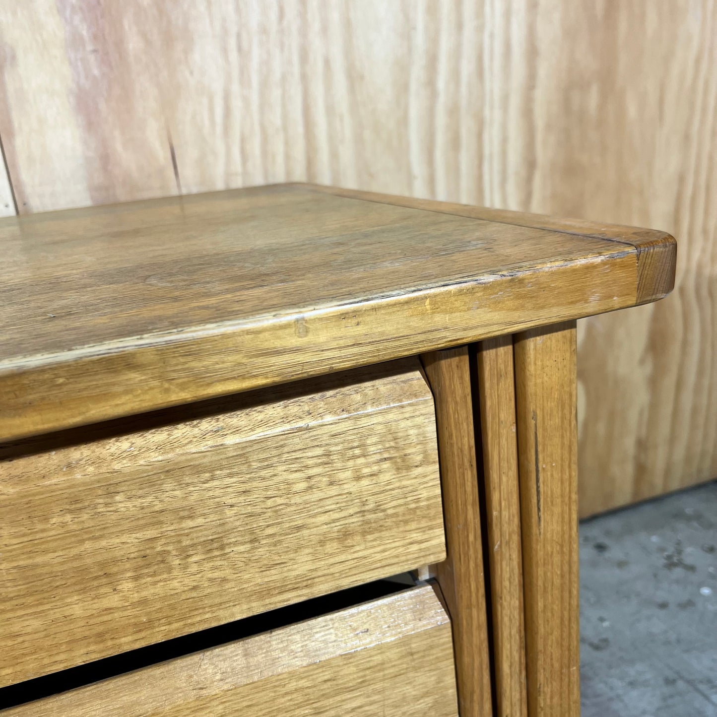 Mid Century Desk with three drawers