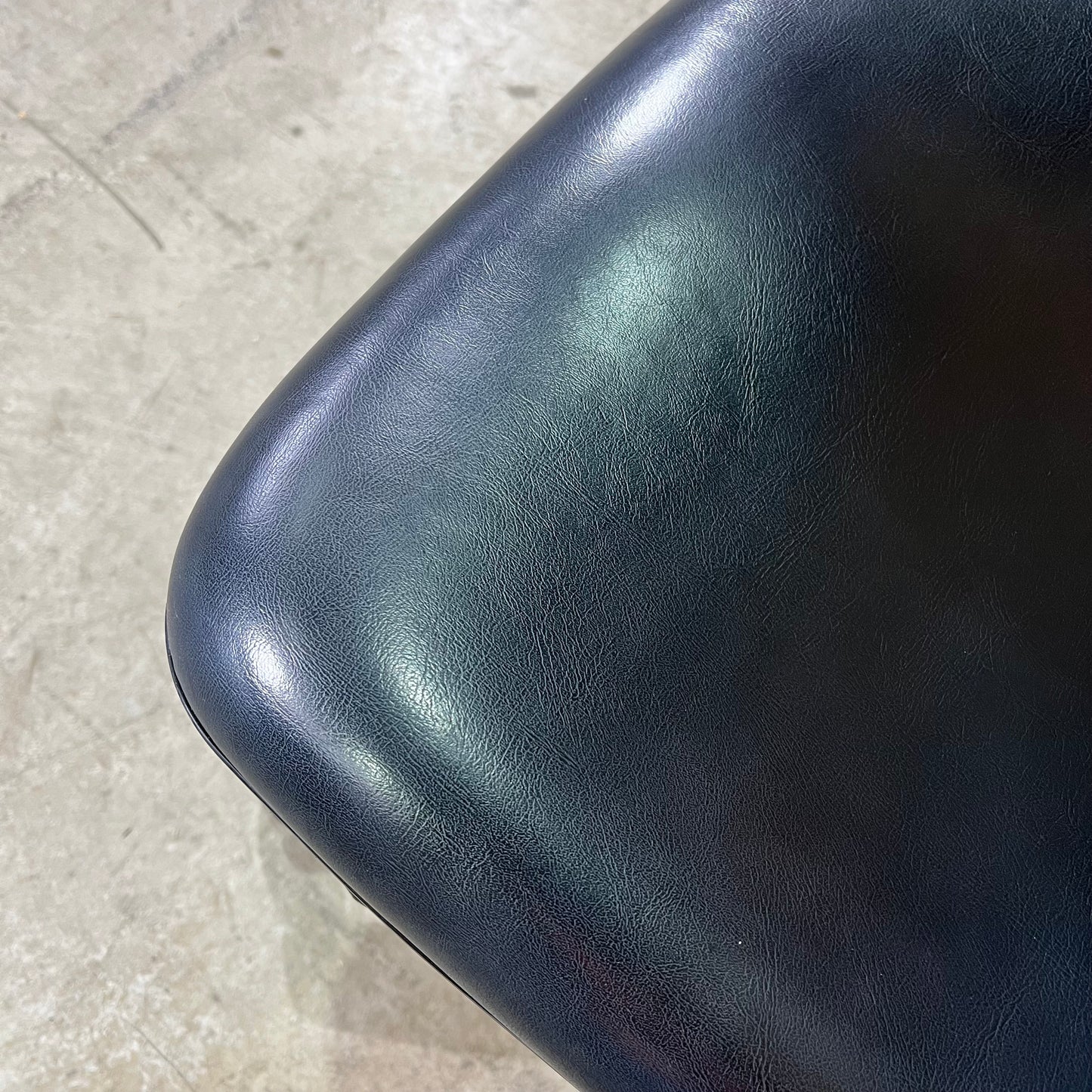 Medium Leather-Look Task Chair in Black